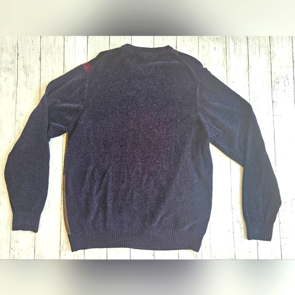 Dockers Extra Soft Pullover Colorblock Sweater Ribbed Neckline Cuffs & Hemline - Picture 5 of 6